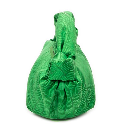 Bottega Veneta Mini Double Knot en verde Lienzo - Image 4