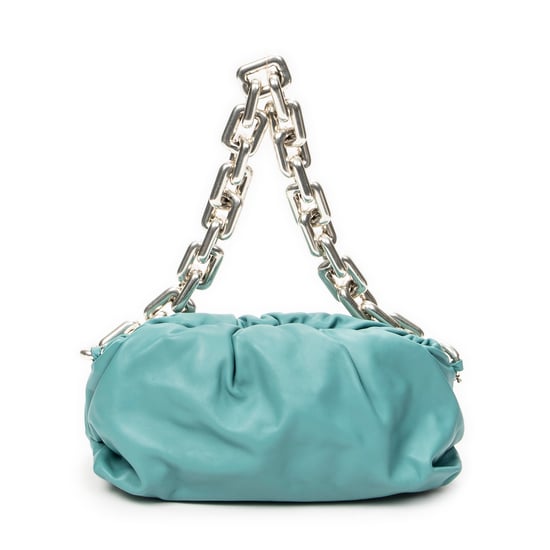 Bottega Veneta Chain Pouch en azul Cuero de ternero - Image 1