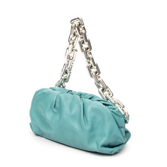 Bottega Veneta Chain Pouch en azul Cuero de ternero - Image 2