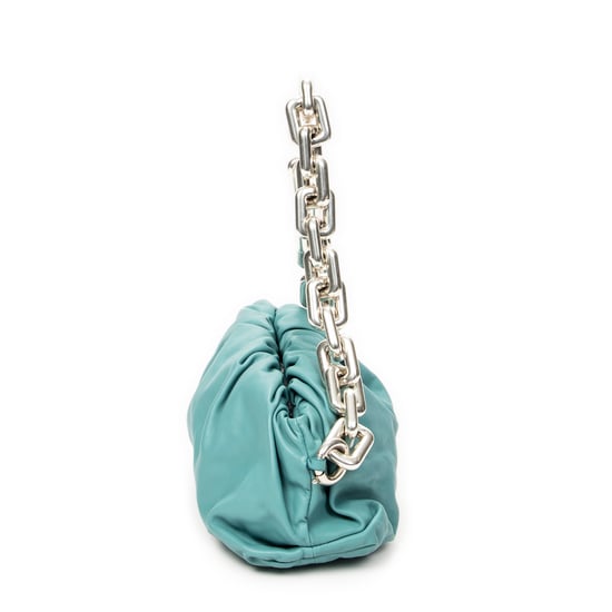 Bottega Veneta Chain Pouch en azul Cuero de ternero - Image 3