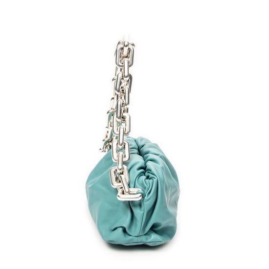 Bottega Veneta Chain Pouch en azul Cuero de ternero - Image 4