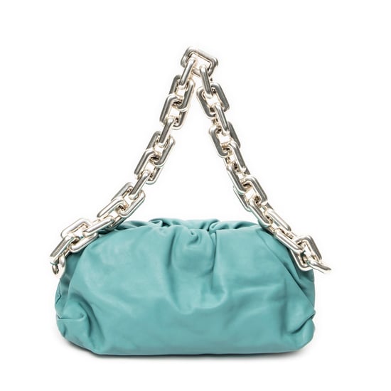 Bottega Veneta Chain Pouch en azul Cuero de ternero - Image 5