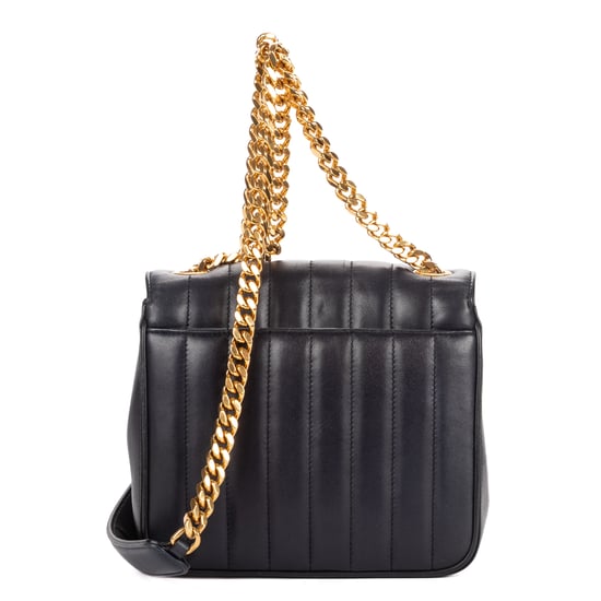 Yves Saint Laurent Vicky Chain Flap Crossbody en negro Cuero de ternero - Image 5