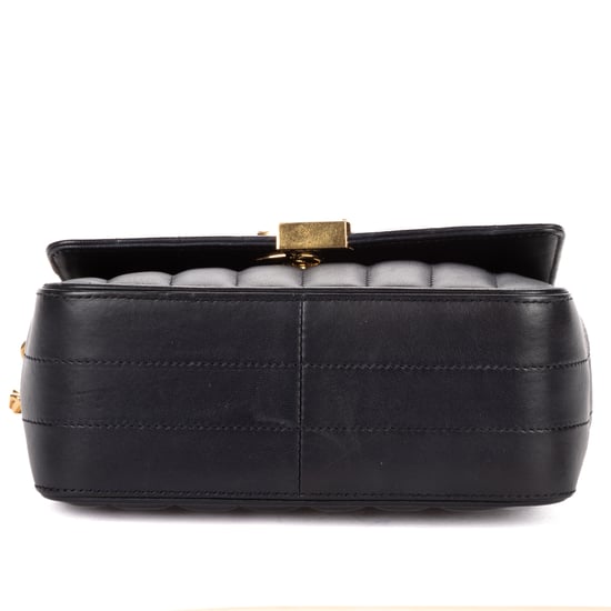 Yves Saint Laurent Vicky Chain Flap Crossbody en negro Cuero de ternero - Image 6
