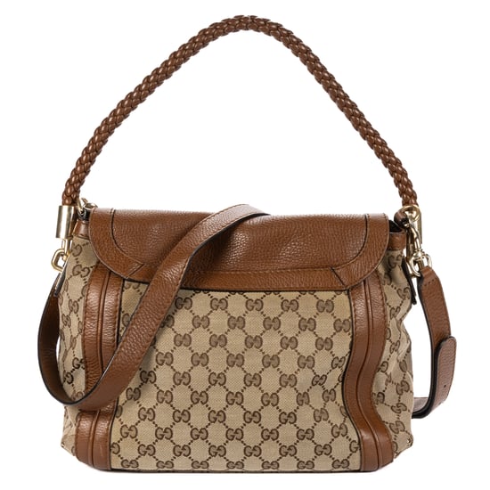 Gucci Medium Bella Flap en beige Lienzo - Image 5
