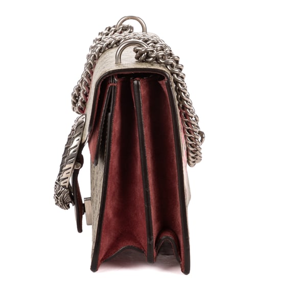 Gucci Small Dionysus Chain Crossbody Small en beige Lienzo recubierto - Image 3