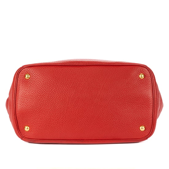 Prada Open Tote en rojo Cuero de ternero - Image 6