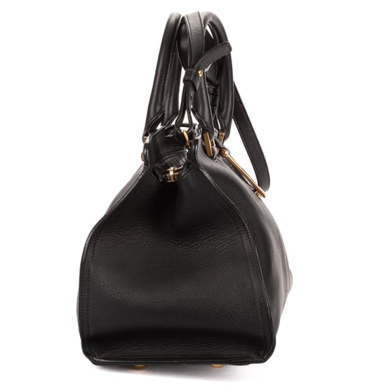 Yves Saint Laurent Small Cabas ChYc Small en negro Cuero de ternero - Image 4