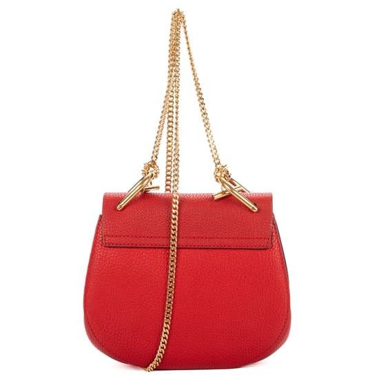 Chloé Drew Crossbody Bag Mini en  rojo Cuero de ternero - Image 5