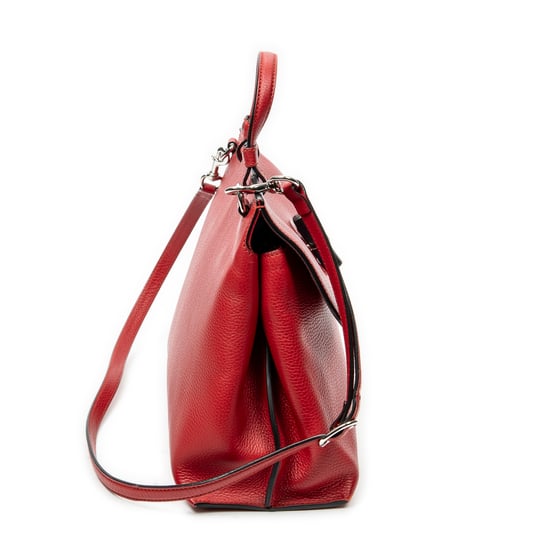Gucci Medium Bamboo Daily Top Handle  en  Red Cuero de ternero - Image 4