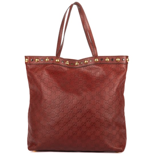 Gucci Babouska Tote en Borgoña Cuero de becerro - Image 5