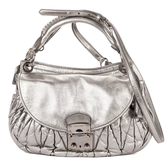 Miu Miu Hobo Crossbody en gris Cuero de ternero - Image 1