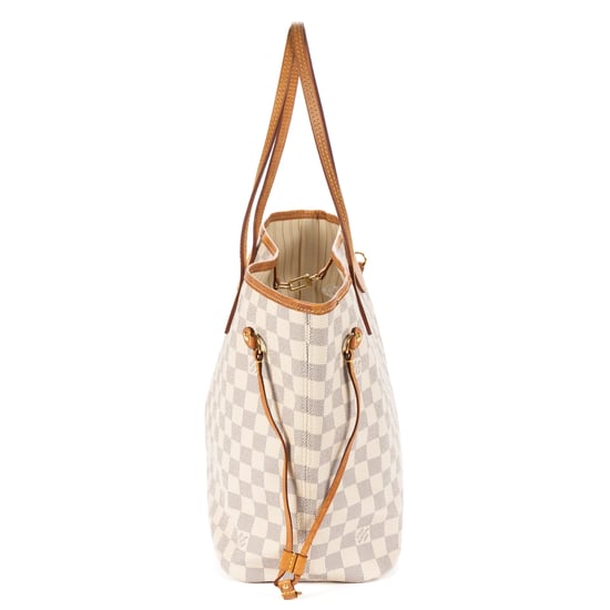 Louis Vuitton Neverfull MM en marfil Lienzo recubierto - Image 3