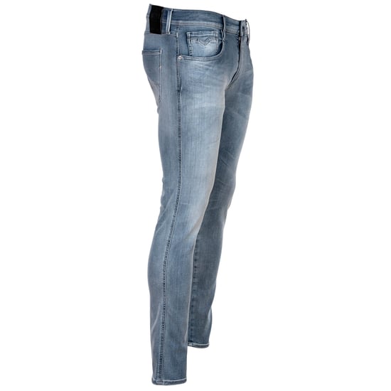 Replay Anbass Hyperflex Bio Slim Fit Jeans - Mid Blue Fade - Image 5