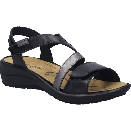 JOSEF SEIBEL Señoras Sandalia Annecy 12 en negro - Image 1
