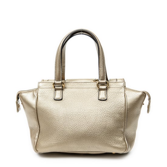 Gucci Small GG Top Handle en oro Cuero de ternero - Image 5