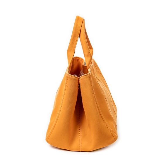 Prada Medium Canapa Tote en naranja Lienzo - Image 3
