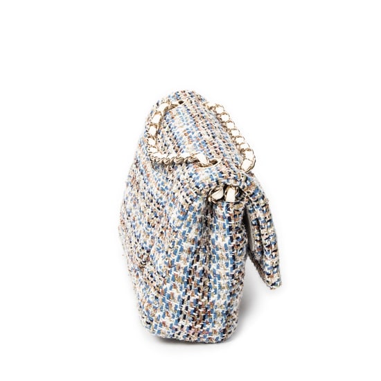 Chanel Classic Double Flap 26 en  Blue Lienzo - Image 4