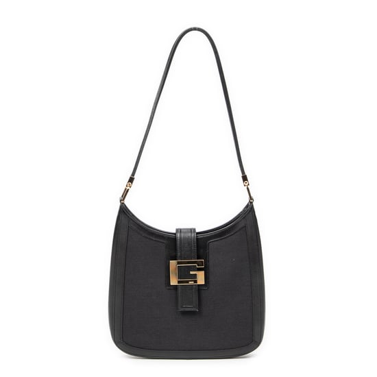 Gucci Vintage G Logo Hobo en negro Lienzo - Image 1
