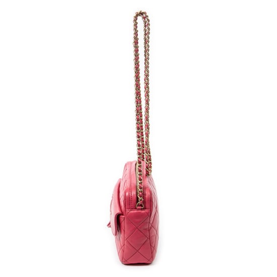 Chanel Small Tassel Camera Crossbody  en  rosa Cuero de ternero - Image 3