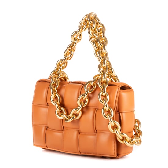 Bottega Veneta Chain Cassette en Bronceado Cuero de ternero - Image 2