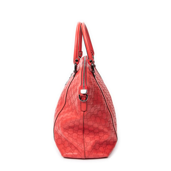 Gucci Medium Dome Top Handle  en  Red Cuero de ternero - Image 3