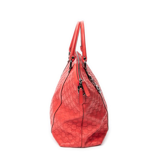Gucci Medium Dome Top Handle  en  Red Cuero de ternero - Image 4