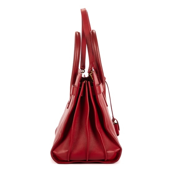Yves Saint Laurent Sac De Jour Nano  en  Red Cuero de ternero - Image 5
