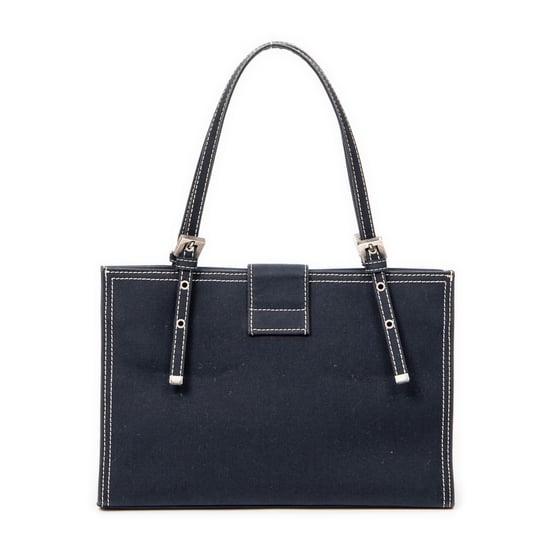 Fendi Vintage FF Marble Tote en Blue Lienzo - Image 5