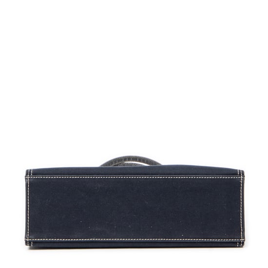 Fendi Vintage FF Marble Tote en Blue Lienzo - Image 6