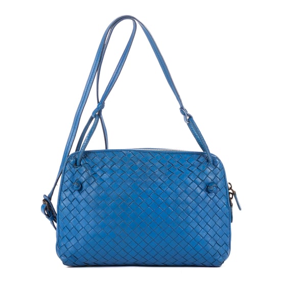 Bottega Veneta Nodini Single Zipper Small en Blue Cuero de becerro - Image 4