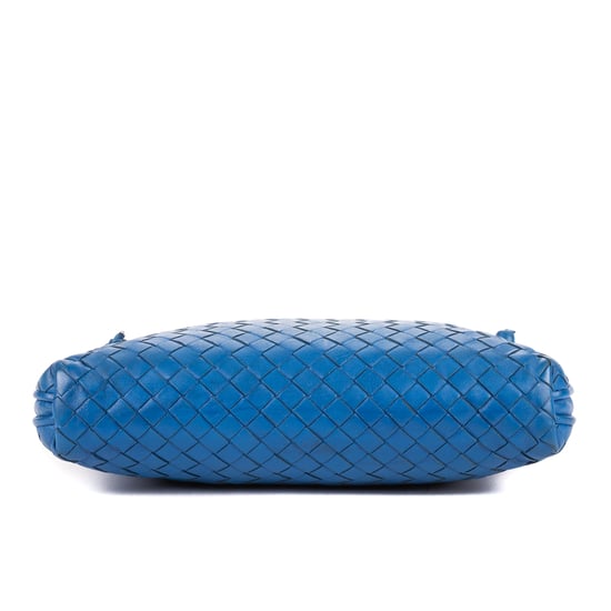 Bottega Veneta Nodini Single Zipper Small en Blue Cuero de becerro - Image 6