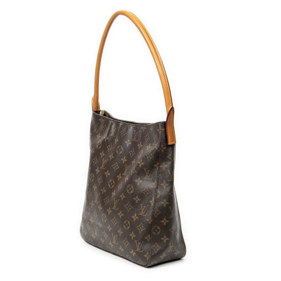 Louis Vuitton Looping GM en marrón Lienzo recubierto - Image 2