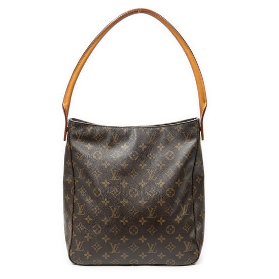 Louis Vuitton Looping GM en marrón Lienzo recubierto - Image 5