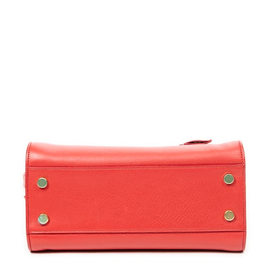 Yves Saint Laurent Baby Monogram Cabas en rojo Cuero de ternero - Image 6