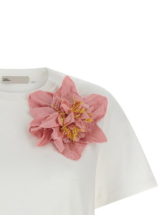 Camiseta de Algodón Multicolor Tory Burch - Image 3