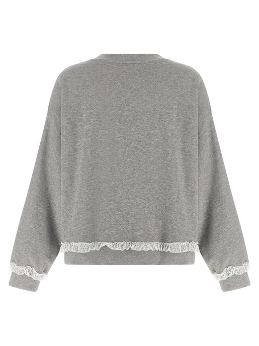 Sudadera de Algodón Orgánico Ganni Gris - Image 2