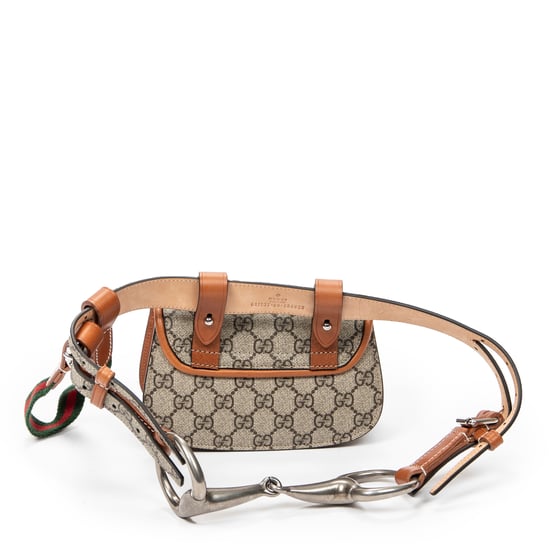 Gucci Mini Bamboo 1947 Belt Bag 80 en  beige Lienzo recubierto - Image 5