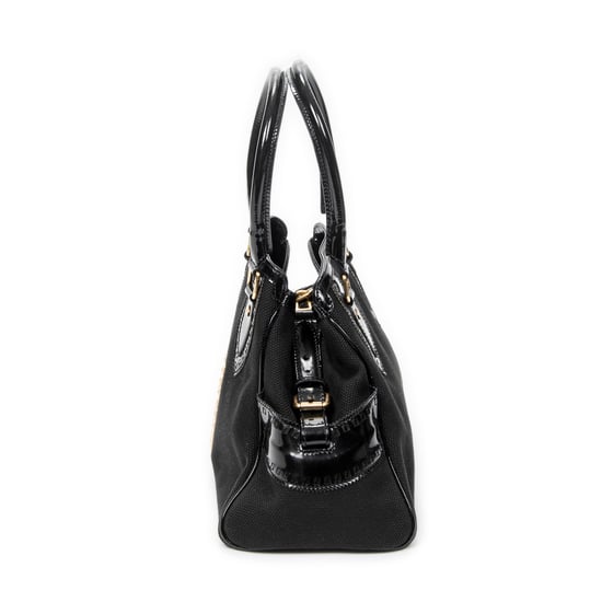 Fendi Small Du Jour Tote en negro Lienzo - Image 3