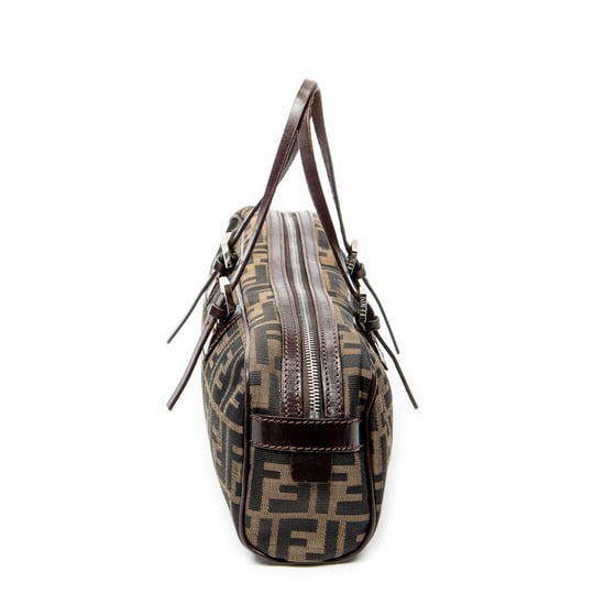Fendi Rectangular Bauletto  en  marrón Lienzo - Image 3