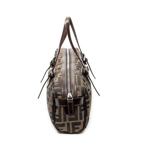 Fendi Rectangular Bauletto  en  marrón Lienzo - Image 4