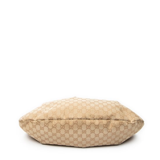 Gucci Large Studded Bamboo Hobo  en  Tan Lienzo - Image 6