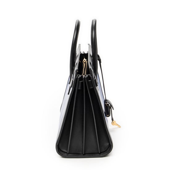 Yves Saint Laurent Small Sac de Jour  en  Blue Cuero de ternero - Image 4