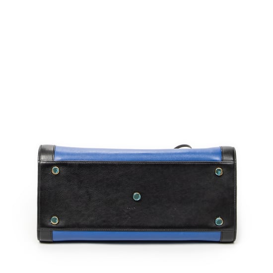 Yves Saint Laurent Small Sac de Jour  en  Blue Cuero de ternero - Image 6