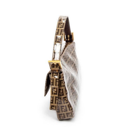Fendi Baguette en Brown Lienzo recubierto - Image 3