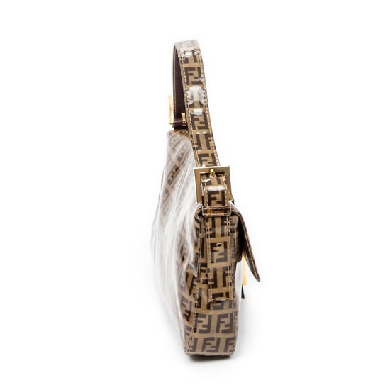 Fendi Baguette en Brown Lienzo recubierto - Image 4