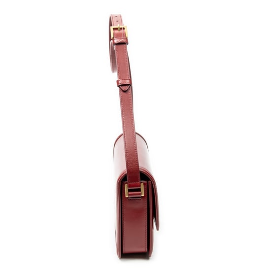 Yves Saint Laurent Medium Solferino en rojo Cuero de ternero - Image 4