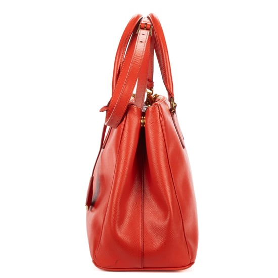 Prada Medium Galleria Tote Medium en  naranja Cuero de ternero - Image 3