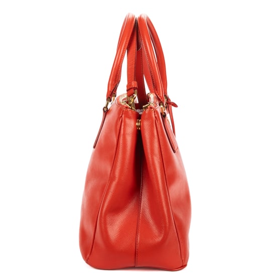 Prada Medium Galleria Tote Medium en  naranja Cuero de ternero - Image 4