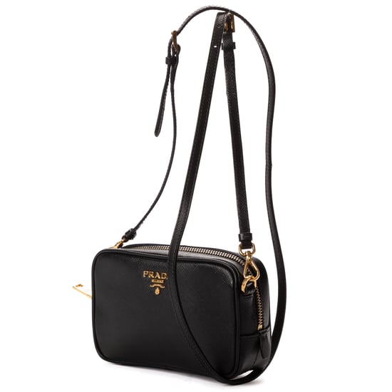 Prada Mini Zip Crossbody  en  negro Cuero de ternero - Image 2